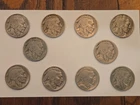 Collection of 10 "Buffalo Nickels" (U.S. $0.05 pieces)