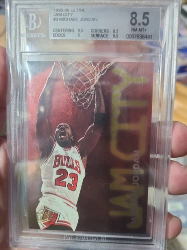 1995-96 Fleer Ultra - Michael Jordan #3 Jam City Bgs 8.5 Nm+ Chicago Bulls