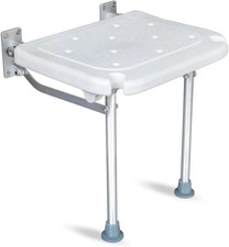 Folding Shower Seat,Wall Mounted Shower Seat for Kids and Adults White