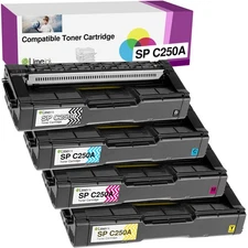 Limeink Compatible Toner Cartridges Replacement for Ricoh SP C250 C260 C261