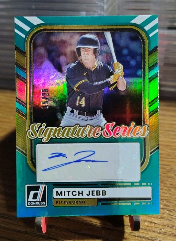 2026 Panini Donruss - Signature Series Mitch Jebb #SS-MJ Teal /25 (AU)