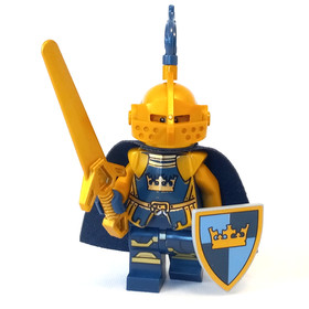 LEGO Castle Kings Crown Knight Minifigure 852293 Breastplate 7097 Gold King 7094