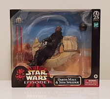 NEW Star Wars The Black Series Darth Maul & Sith Speeder 2024 SDCC Exclusive