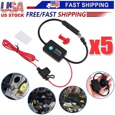 5pcsauto Stereo Fm Am Radio Signal Antenna Aerial Signal Amp Amplifier Booster 5pcsauto Stereo Fm Am Radio Signal Antenna Aerial Signal Amp Amplifier Booster