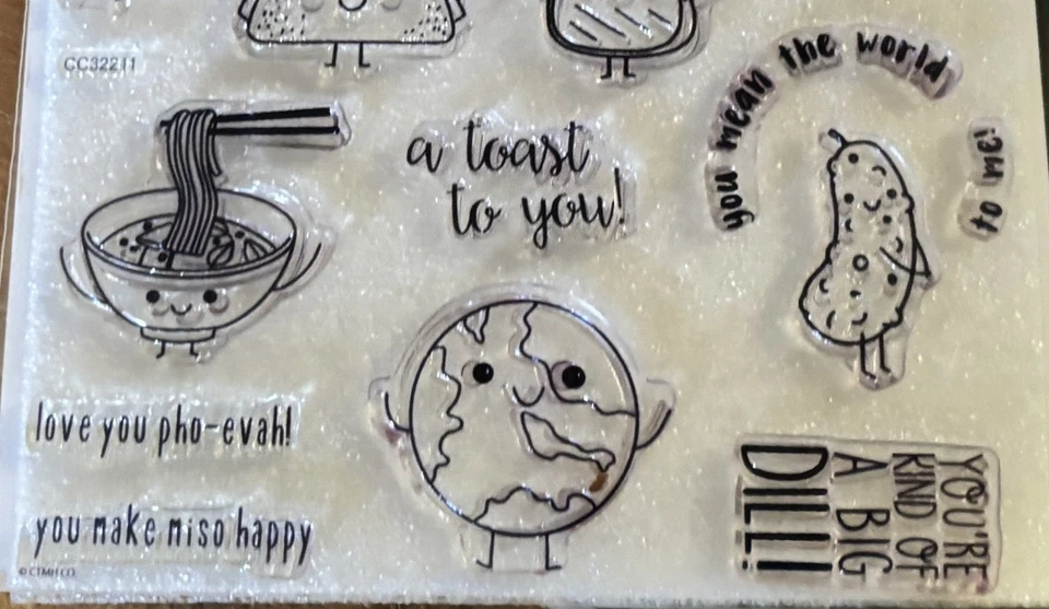 CTMH CC32211 UN BRINDIS POR TI ~ ESPERO CHURRO-K, Taco 'bout you, Hey Cutie Pie Foto 4 de 4