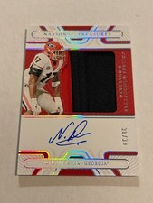 2022 National Treasures Collegiate Nakobe Dean 30/39 Rookie Patch Auto Georgia 
