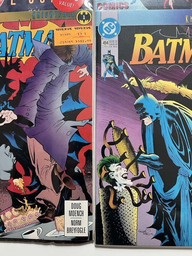 Batman Knightfall SEALED Packs inc Detective #659 3rd print Batman 492 3rd print - Picture 2 of 6