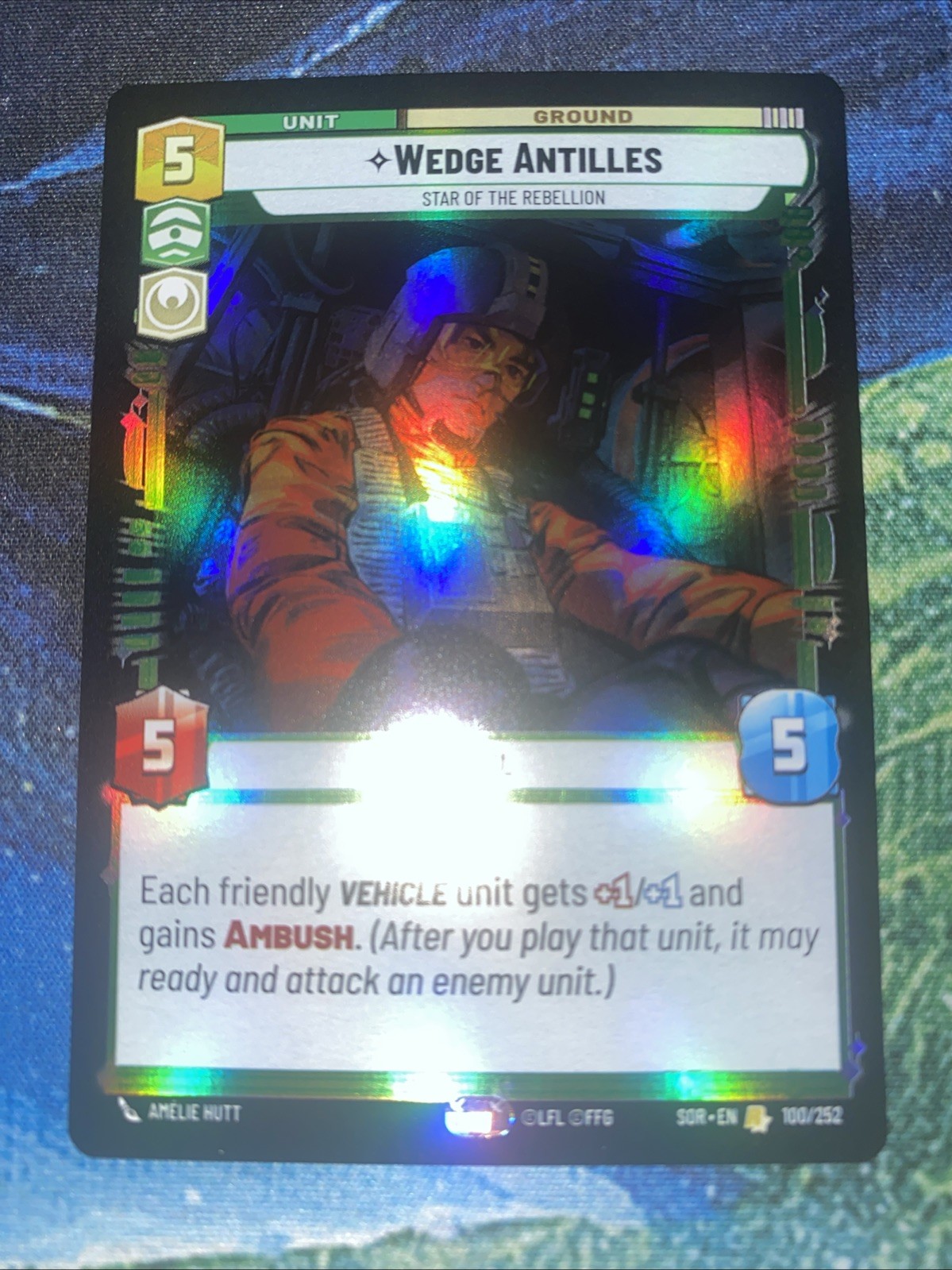 Wedge Antilles Foil - SOR 100 NM - Star Wars Unlimited