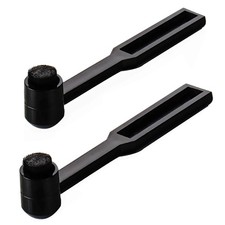 2PCS Record Player Needle Cleaning Brush Turntable Stylus Dirt Dust Cleaner