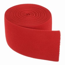 Bandes Élastiques Pour Couture 3 Inch x 5 Yards Rouge Bobine Élastique Tricotée