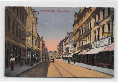 39097004 - 6600 Saarbruecken Saarbruecken. a motif on Bahnhofstrasse.