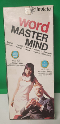 Vintage Invicta Word Master Mind Strategy Spelling Game Complete 1975 Retro Toy 