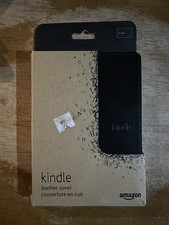 Amazon Kindle Touch Leather Cover - Black - Brand new in Box
