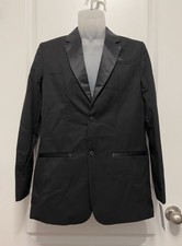 Boy  s Suit Tuxedo Jacket with Satin Lapel Size 16 - Cat  Jack
