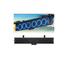 34" UTV Sound Bar 8-Speaker Bluetooth RGB Lights IP66 Waterproof