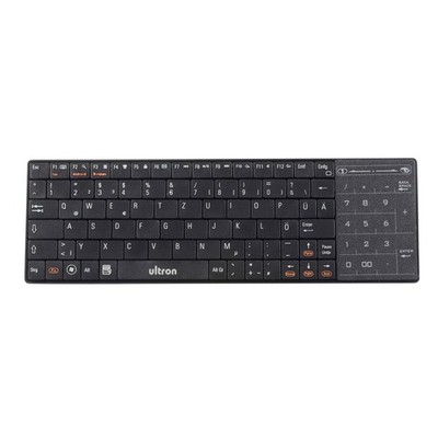 ultron UMT-BT Fashion black Bluetooth Tastatur Keyboard Schwarz Touchpad