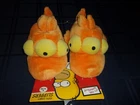 blinky slippers THE SIMPSONS RARE HTF LARGE 9-10 COMPFY PLUSH NEW