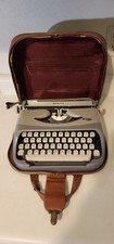 Vintage Typewriter Royal Royalite Rare Portable Leather Bag thumbnail