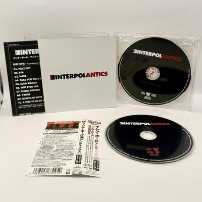 Interpol Antics Special Edition Japan 2CD Obi Bonus Disc TOCP-66401-02 Rare