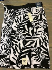 NWT George Swimsuit Mens XL 40-42 Swim Trunks Shorts at the Knee Lining E-40