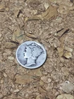 1923 Mercury 90% Silver Dime 10 Cents