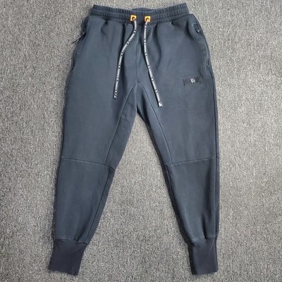 YoungLA Joggers Mens Small Black Elevate Sweatpants Cuffed Streetwear Model 236