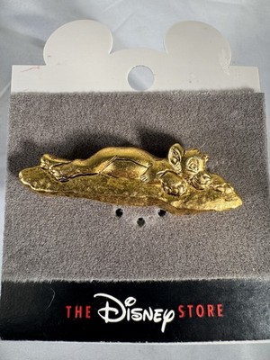 Disney Simba Lion King Gold Tone Brooch Marked On Back Of Pin Vintage Made USA