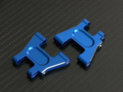 GPM RACING ALUMINIUM QUERLENKER VORNE BLAU FÜR TAMIYA TA-02 (ALLE)