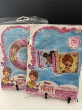 Inflatable Arm Floats Disney Jr Fancy Nancy With Repair Kit NEW + Swim Tube