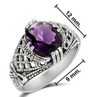 2CT  Amethyst 925 Solid Sterling Silver Ring Jewelry Sz 8 — photo 3