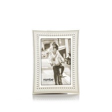 Beaded Picture Frame, 4" x 6"  Photo Frame with Tempered Glass  Vintage and...