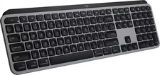 Logitech - MX Keys S for Mac Advanced Full-size Wireless Scissor Keyboard