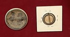 PAIR OF VINTAGE SOUTH DAKOTA PINBACKS-1896 SWEET CAPORAL CIGARETTES + 1961 FAIR — photo 2