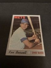 1970 Topps Baseball Ken Boswell Card #214 New York Mets