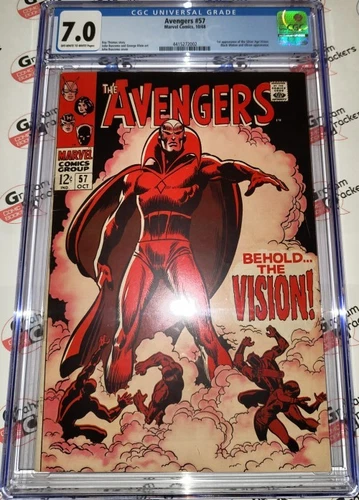 Avengers #57 (1963) CGC 7.0 *1st Vision!*