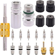 Air Conditioning Valve Core Kit  Cap  A/C System  Seal Kits