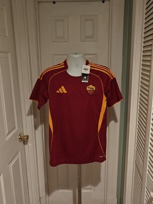 希少　as roma ジャージ上 赤/白as roma L adidas AS Roma 25/26 Home Jersey NWT Men's M Legacy Burgundy