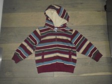NWOT Gymboree Antique Truck hooded striped zip front jacket 4T-5T