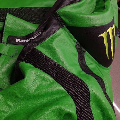 KAWASAKIMan'sMotorbike Jacket/Like NEW/4XL/Armp2Armp65cm/Around Waist121cm/L70cm - Picture 13 of 24