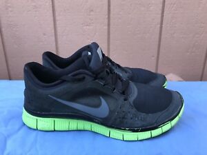 black and green nike sneakers