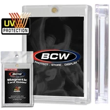 New (1 ct) BCW 360 PT MAGNETIC Trading Card Hold- UV PROTECTED
