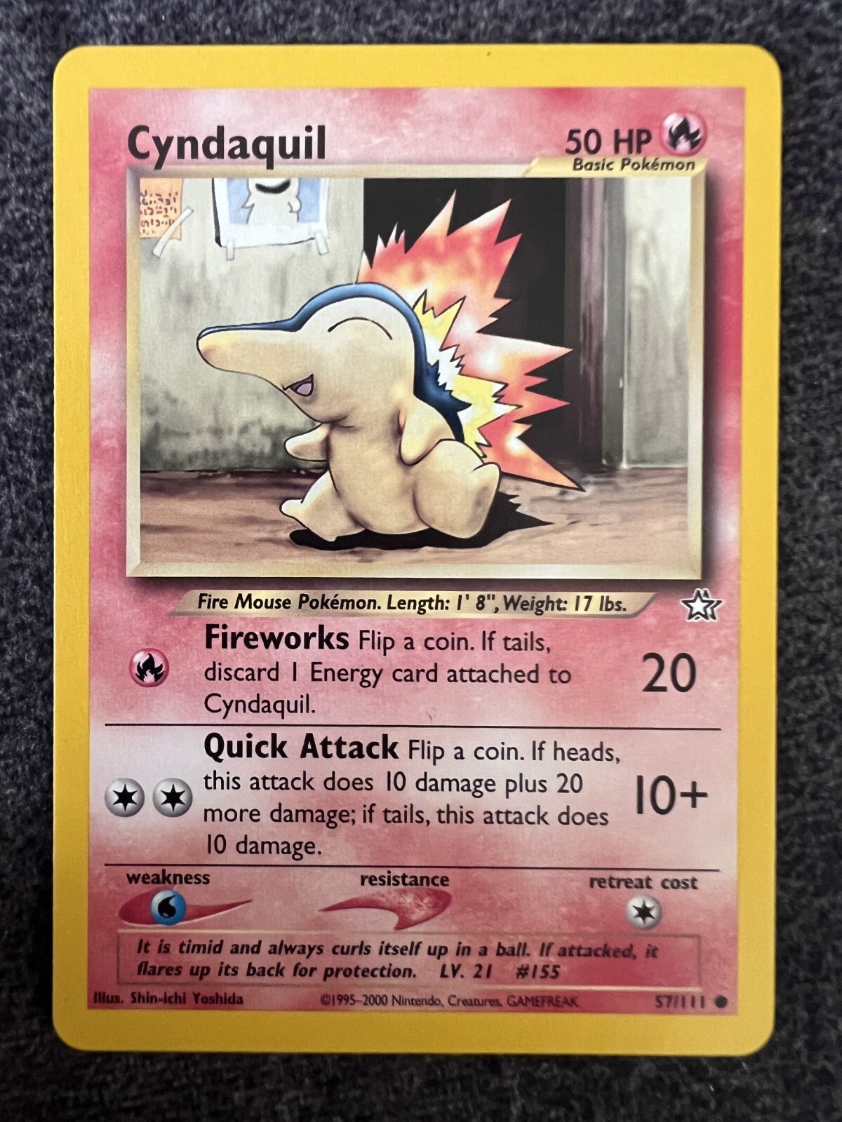 Cyndaquil 57/111 Common Pokemon Card NM