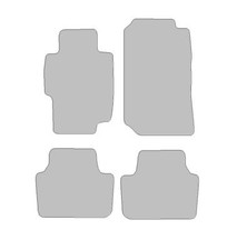 Fußmatten-Set für Honda Accord VII (2003-2012) Deluxe grau