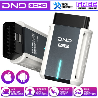 DND Echo Bidirectional Car OBD2 Scanner Diagnostic Scan Tool All Software Free