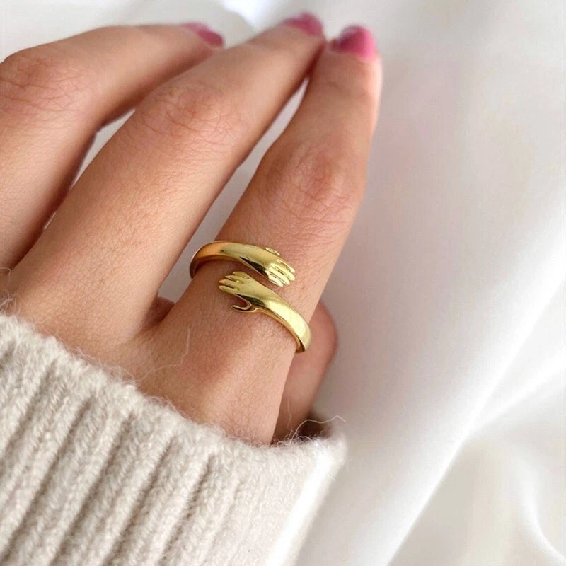 Gold cheap hug hoops