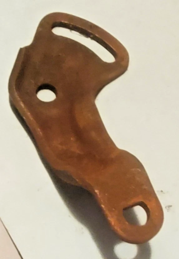 1955-56 Desoto Firedome/Fireflite/Adventurer 291-330-341 Idler Pulley Bracket - Image 2 of 3