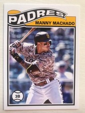 2021 Topps UK Edition 1978-79 Redux Parallel Manny Machado Padres SR25