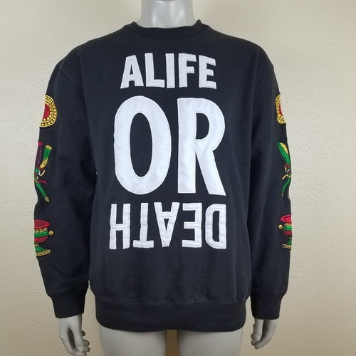 ALIFE OR DEATH Men's Size 2XL Black 
