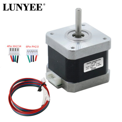 Nema17 Stepper Motor 0.28Nm 42HS34 1.5A 34mm Length 5mm Shaft CNC