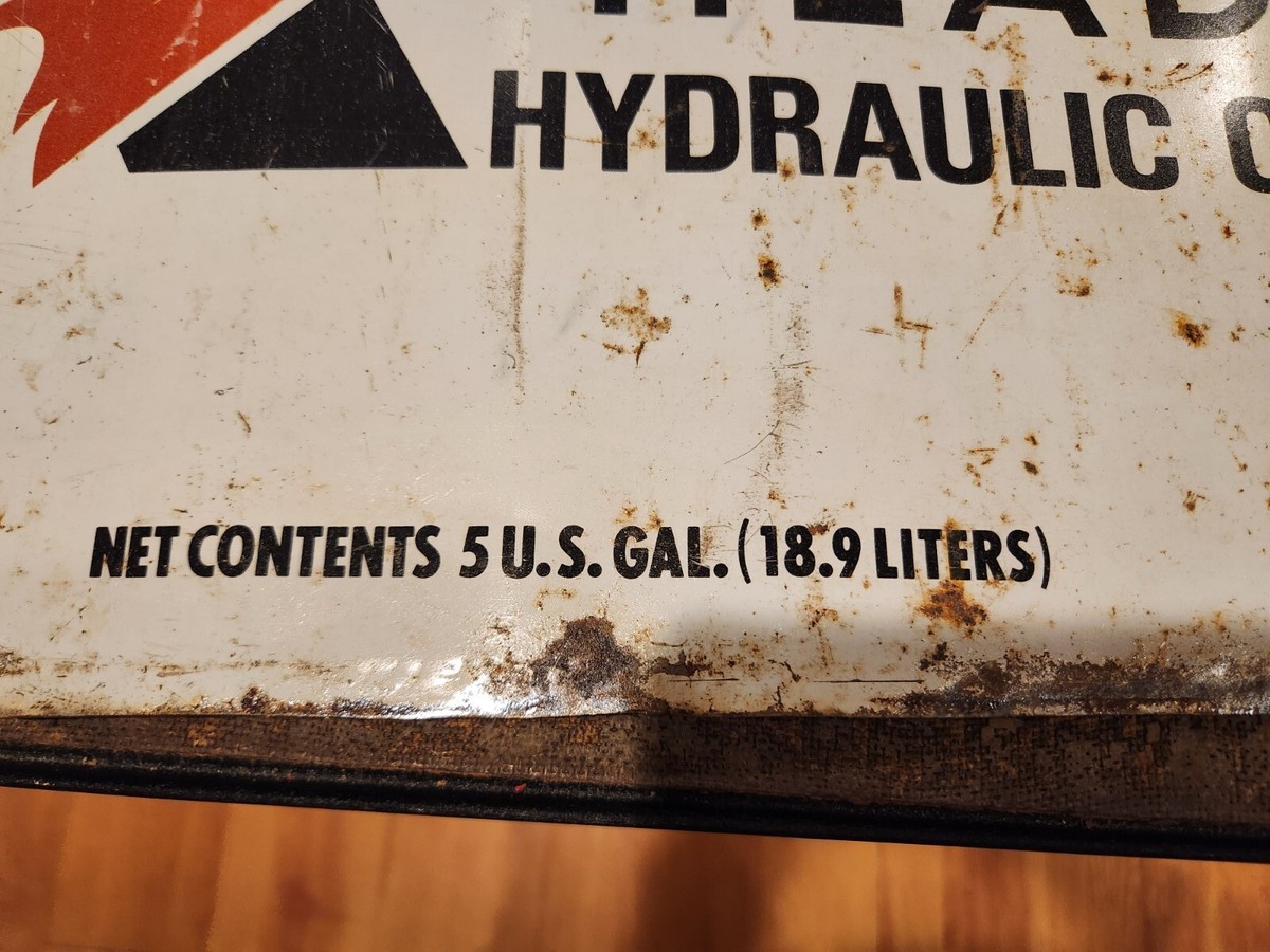 Vintage Wolfs Head 5 Gallon Hydraulic Oil Can Sign 19x13 | eBay